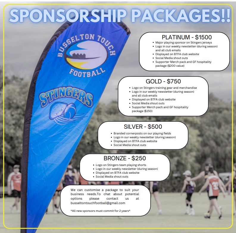 Sponsorship Opportunities!!